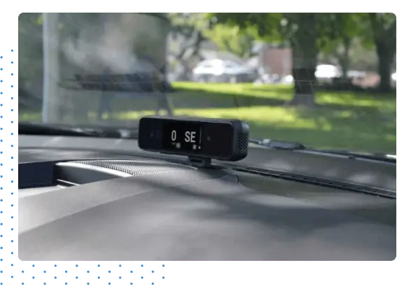 Raven camera on dashboard