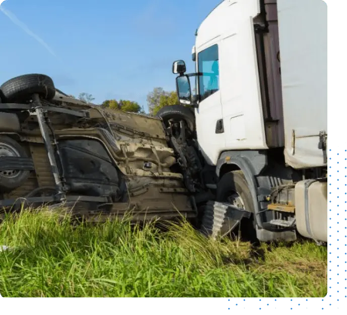 Truck crashed into another truck