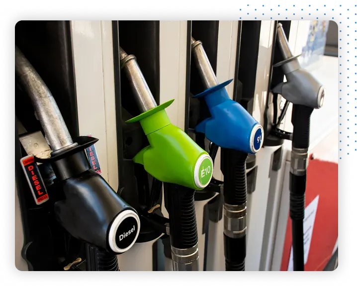 Four fuel pumps